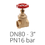 DN80 - 3”, PN16 bar